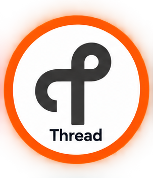 Connects via Thread